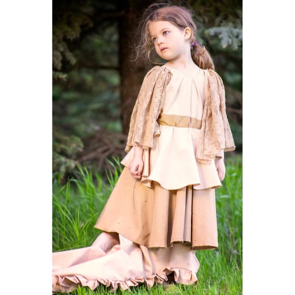 Matching Sister brother wedding vintage boho Grow shorts & dress new - Picture 3 of 4